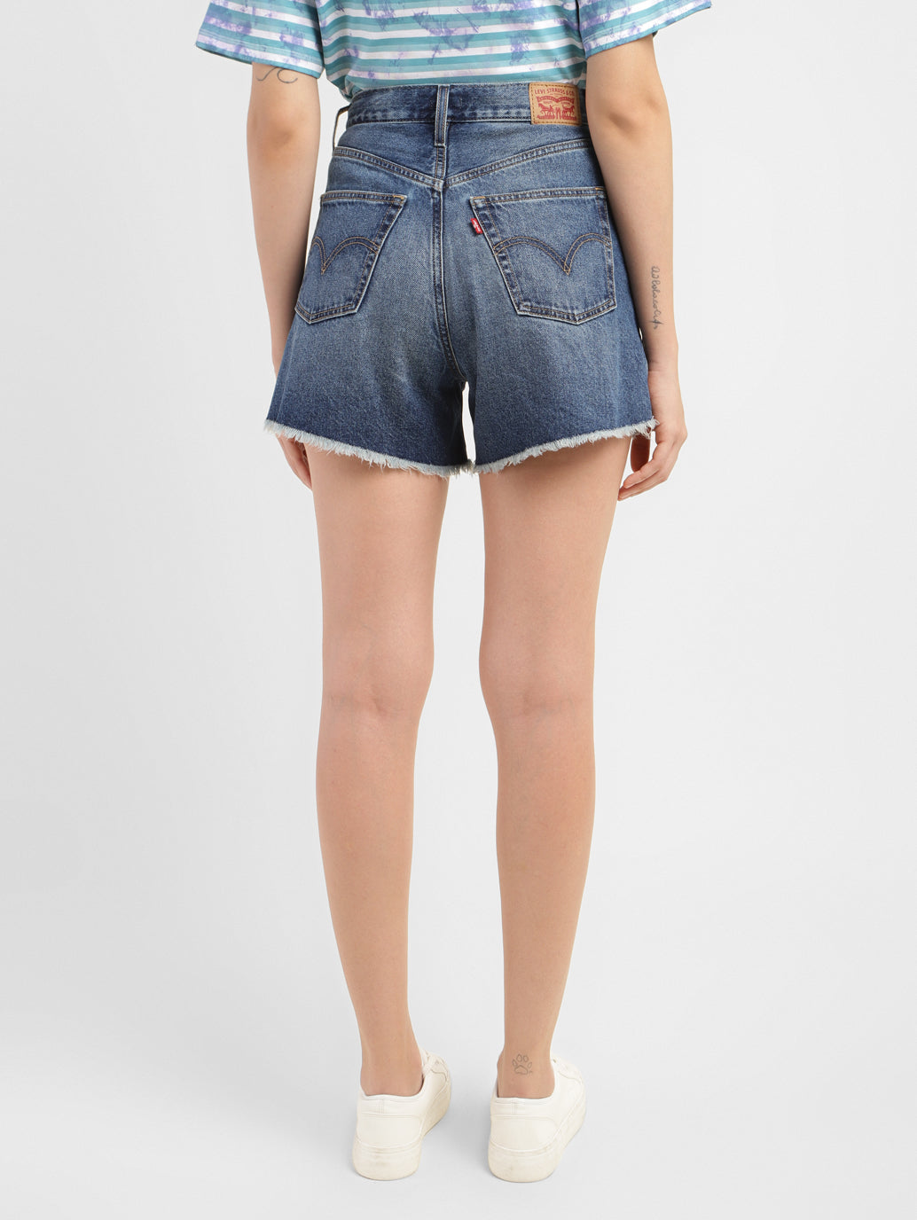 Women's High Rise Regular Fit Shorts - 653eb668-7aa7-4dd4-b64e-6aa26aa235a2 View