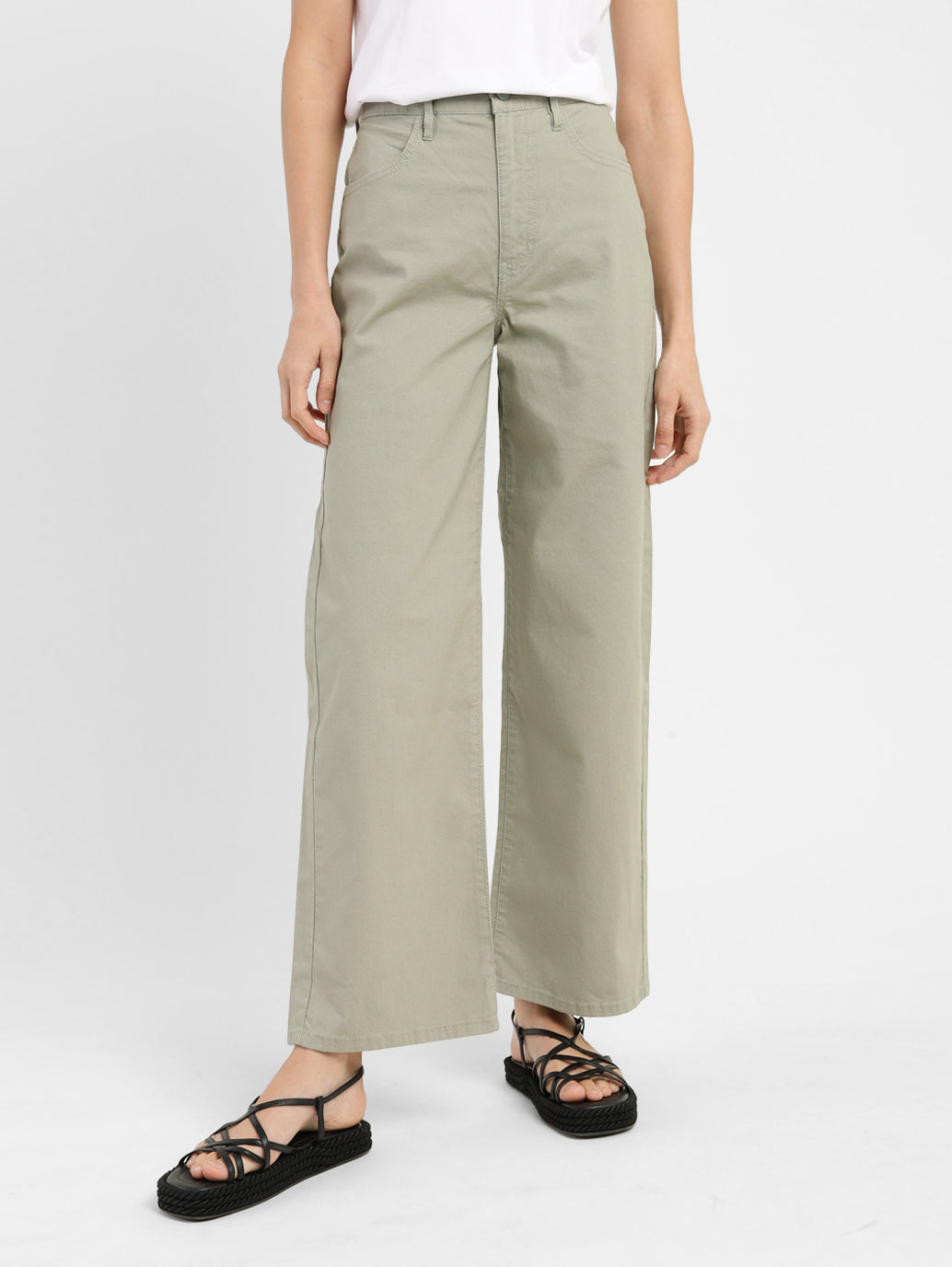 Women's High-Waisted Trousers - f780bc5f-11cc-4b2a-bfa1-efe954513388 View