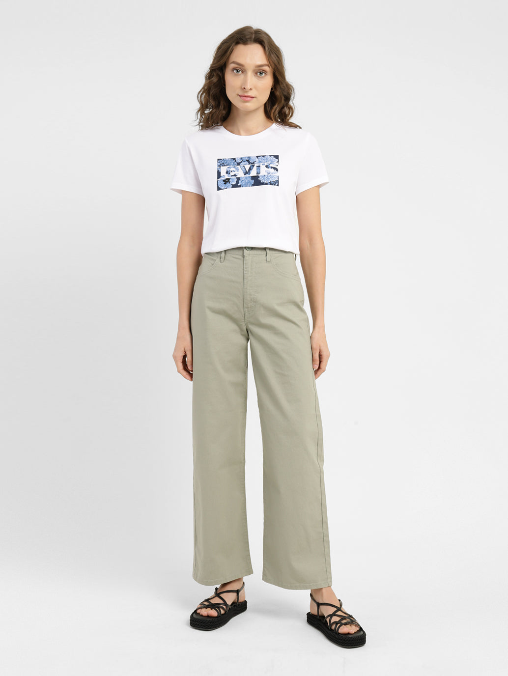 Women's High-Waisted Trousers - e67a85a9-5bd8-4044-bce2-68b1a07ca330 View
