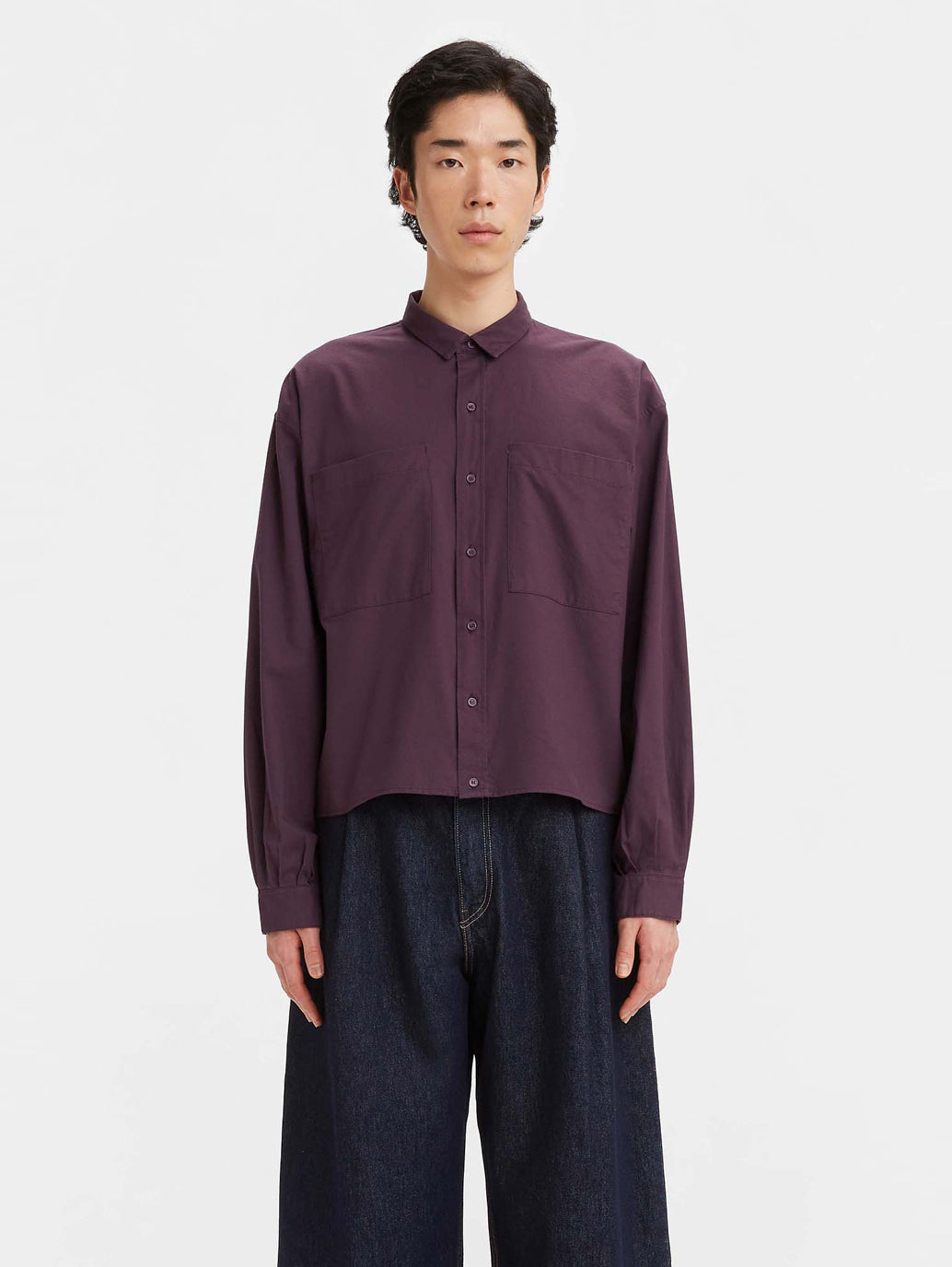 Women's Solid Shirt Collar Shirt - 4316198d-ca2d-4a86-b188-6c891ac2c9e0 View