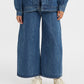 Women's Blue Wideleg Fit Mid Rise Jeans - 90fcd13c-de7c-4fd4-ad74-4d07455c045d View