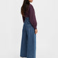 Women's Blue Wideleg Fit Mid Rise Jeans - 80743387-b8ba-41f6-8351-bef024e28326 View