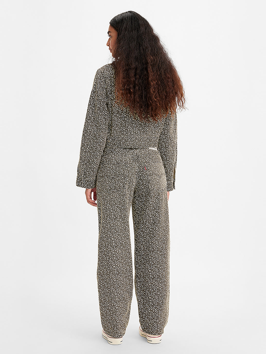 Women's Mid Rise Grey Straight Trousers - 1cd04ad6-9744-4b61-bb23-9946aee27e09 View