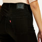 Women's Black Ribcage Cropped Bootcut Fit High Rise Jeans - Detail View
