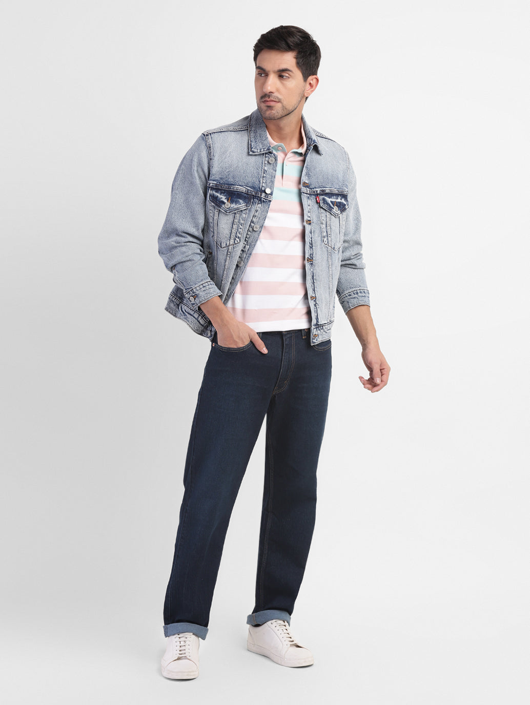 Men's 550'92 Blue Loose Fit Mid Rise Jeans - 7a2b7bad-adfb-4f87-935c-5b8915b6e0a5 View