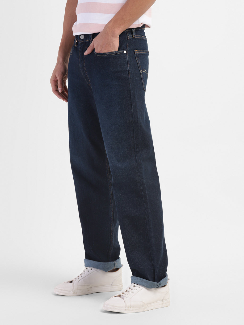 Men's 550'92 Blue Loose Fit Mid Rise Jeans - b413b95c-c18a-489e-9012-7da4b44efa7d View