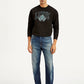Men's 550'92 Dark Blue Loose Fit Mid Rise Jeans - Front View