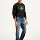 Men's 550'92 Dark Blue Loose Fit Mid Rise Jeans - Side View