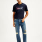 Men's 550'92 Blue Loose Fit Mid Rise Jeans - Front View