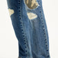 Men's 550'92 Blue Loose Fit Mid Rise Jeans - Detail View