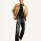 Men's 550'92 Black Loose Fit Mid Rise Jeans - Elevated View