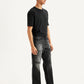 Men's 550'92 Black Loose Fit Mid Rise Jeans - Side View