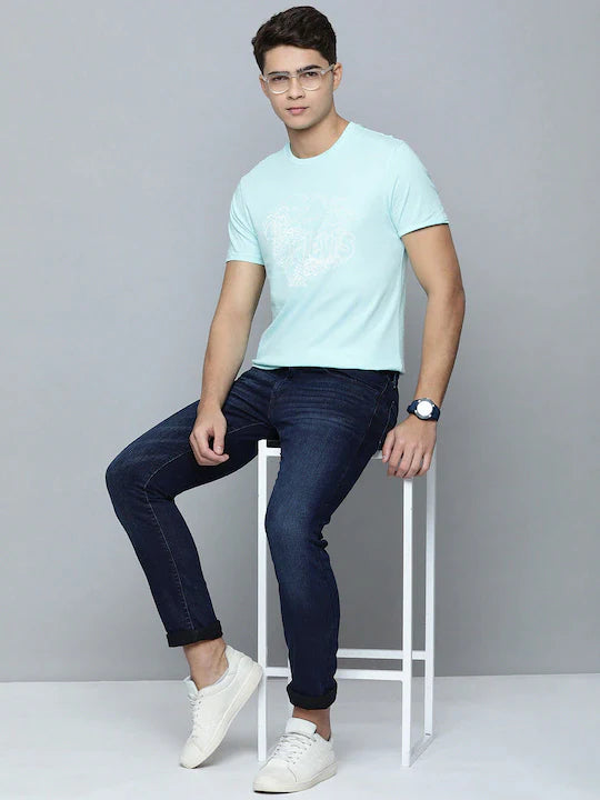 Men's 65504 Blue Skinny Fit Mid Rise Jeans - 42fb0a21-db0b-464d-8961-dcfed9a84f4c View