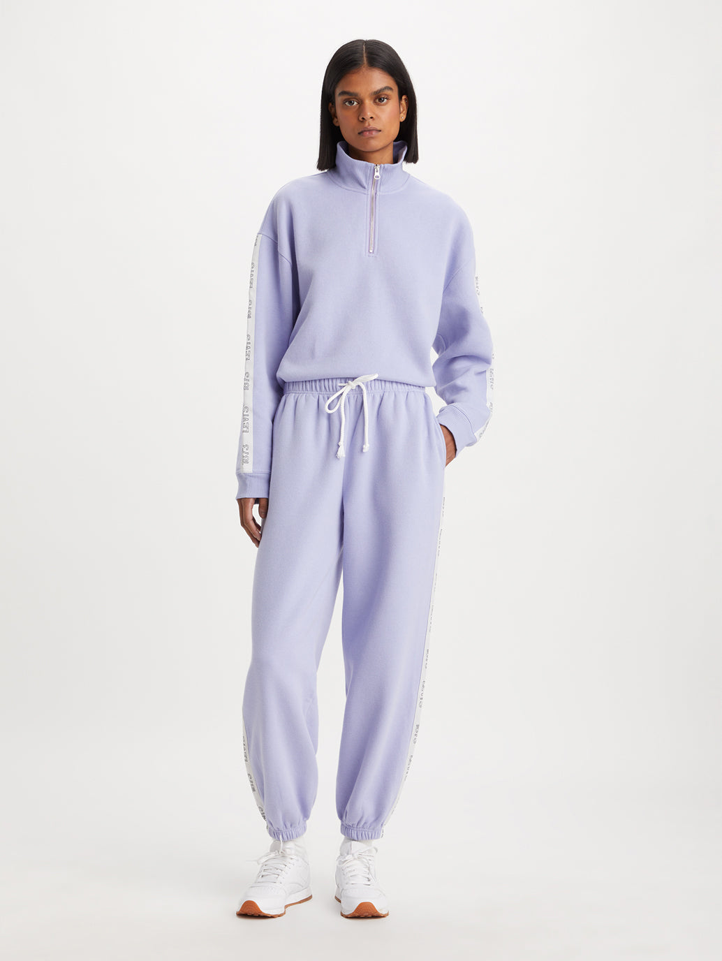 Women's Mid Rise Lavender Jogger Trousers