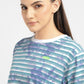 Women's Striped Loose Fit T-shirt - a1875d0a-42d6-424c-87ba-e2e3b9b81cb4 View