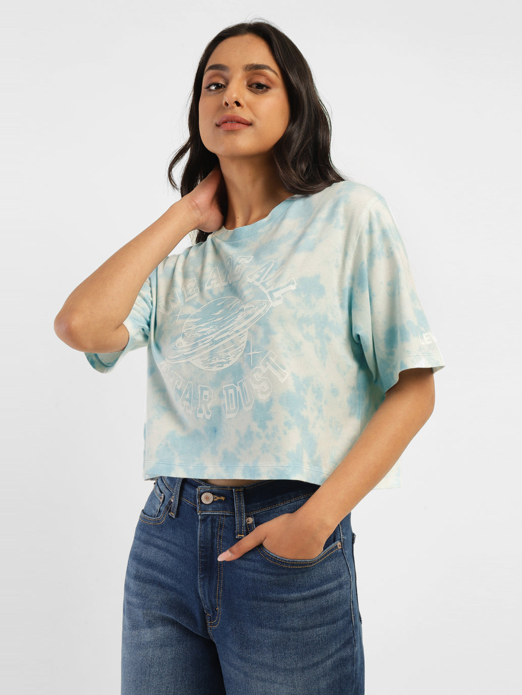 Women's Tie-Dye Boxy Fit T-shirt - 19604a92-d40e-4f9b-92a2-10f26cfe6c74 View