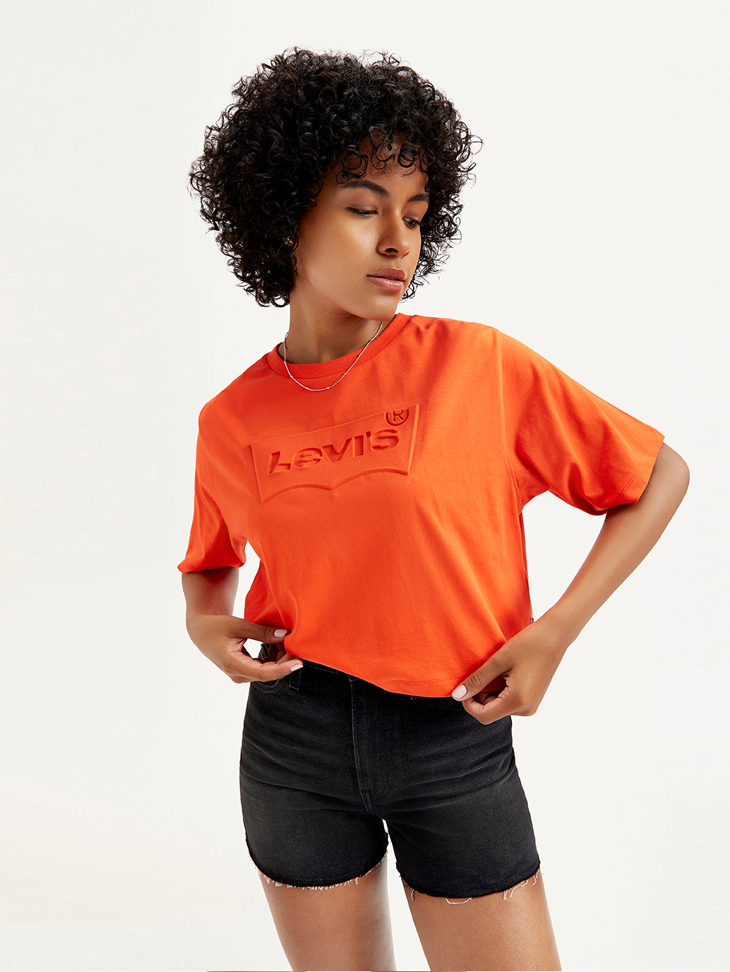 Women's Brand Logo Loose Fit T-Shirt - 01415ed6-acf3-4daa-bba3-5d1d93d5255c View