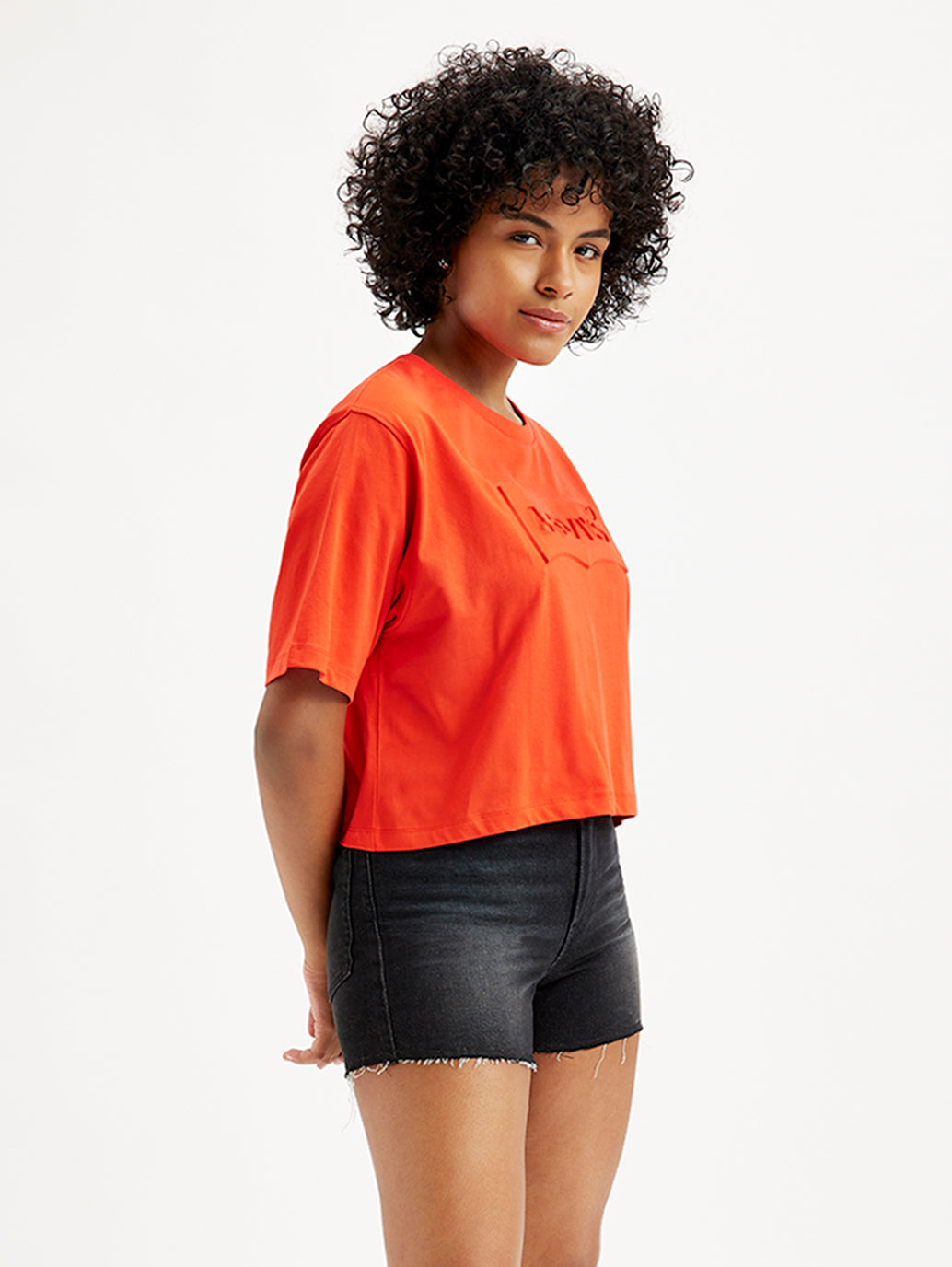 Women's Brand Logo Loose Fit T-Shirt - 15b36b31-04bf-4502-ae32-04f5b36e15df View