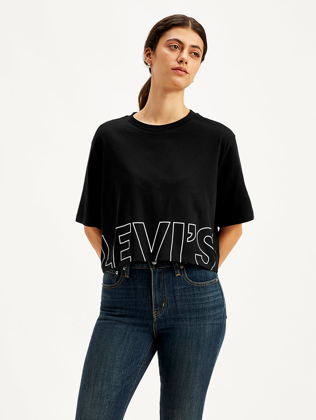 Women's Brand Logo Loose Fit T-Shirt - 477f939a-0904-454f-8090-87ef0077901c View