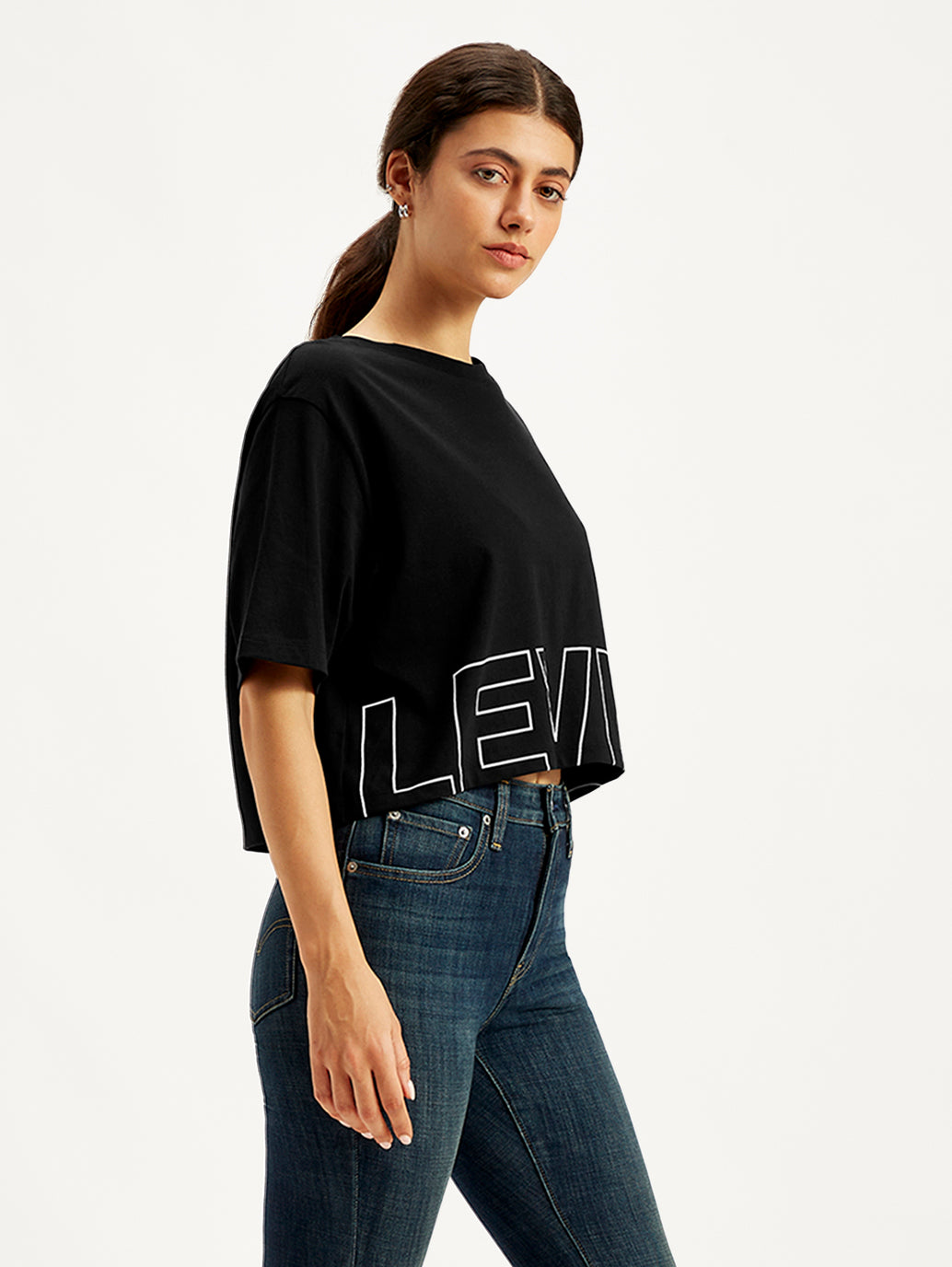 Women's Brand Logo Loose Fit T-Shirt - d35c8ebe-e61e-49ec-b445-6b65625aa3bd View