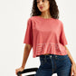 Women's Brand Logo Loose Fit T-Shirt - 3a41f5d2-a173-4b25-9f7c-137badcc7acc View
