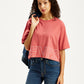 Women's Brand Logo Loose Fit T-Shirt - 0b0046b9-a5c6-4a7f-b6d2-83c67e8d00a7 View
