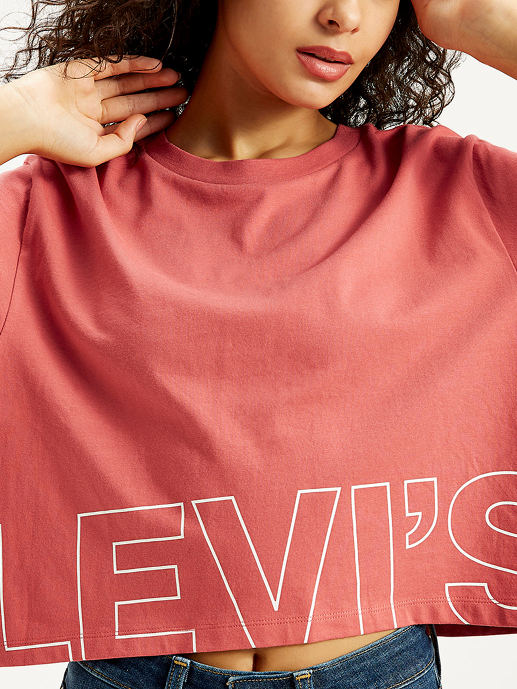 Women's Brand Logo Loose Fit T-Shirt - 38ac5f93-2153-4faf-bd25-b606d3608883 View