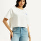 Women's Typography Relaxed Fit T-Shirt - Styleshot View