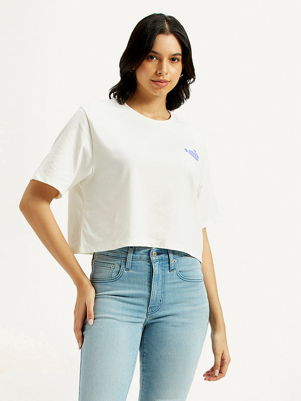 Women's Typography Relaxed Fit T-Shirt - Styleshot View