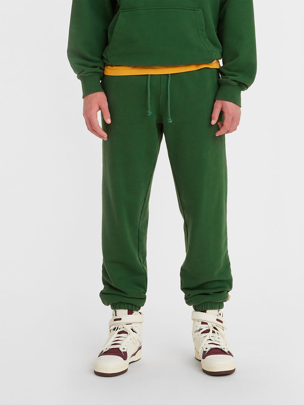 Men's Gold Tab Green Sweatpants - 4317154a-f5b4-4873-b276-879a2b7588f7 View