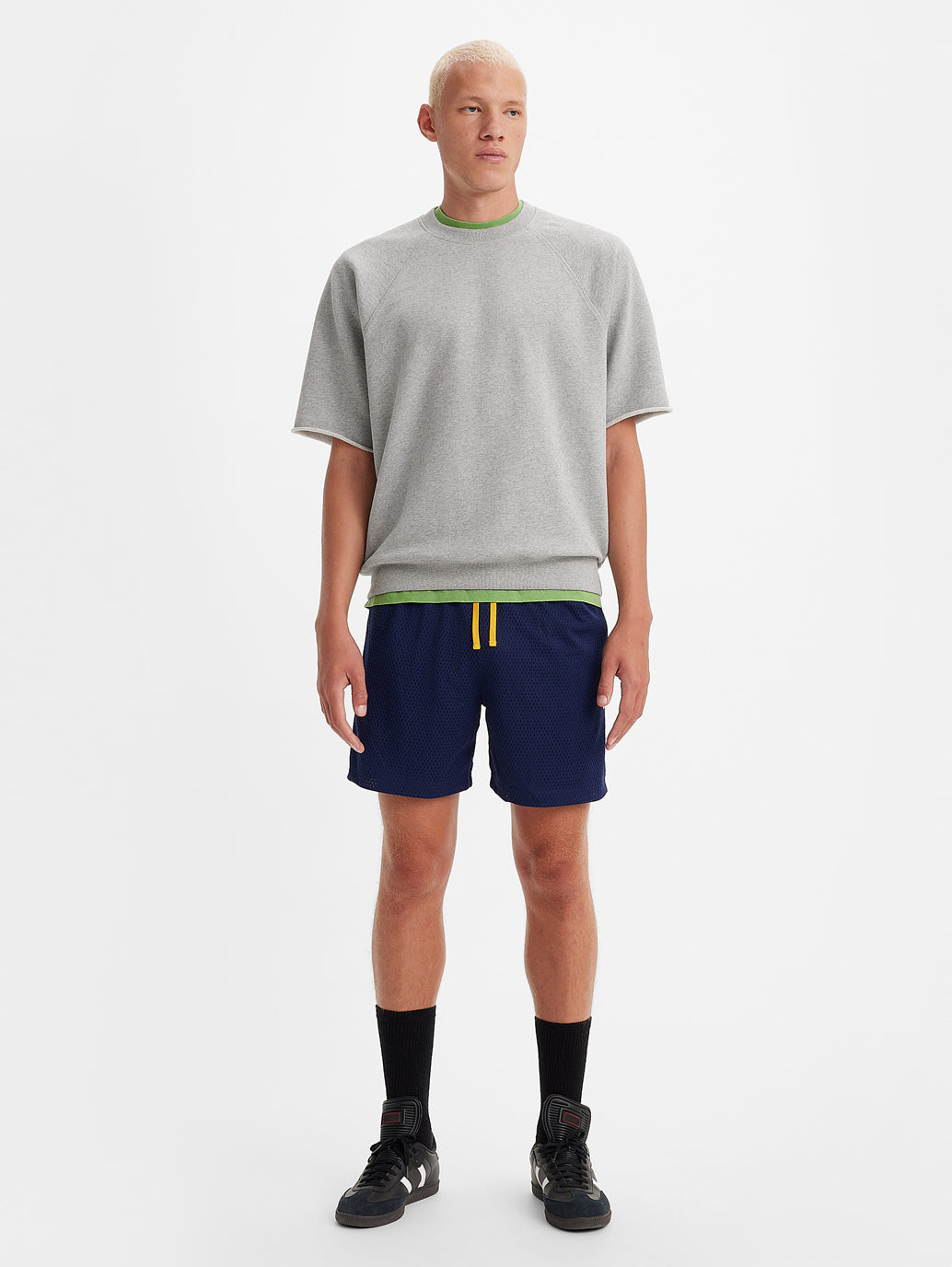 Men's Blue Regular Fit Shorts - 59abcea2-dc70-4e65-b9d4-43c97b41dd4d View