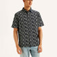 Men's Floral Relaxed Fit Shirt - Front View