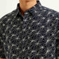 Men's Floral Relaxed Fit Shirt - Detail View