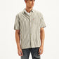 Men's Striped Regular Fit Shirt - Front View