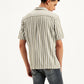 Men's Striped Regular Fit Shirt - Back View