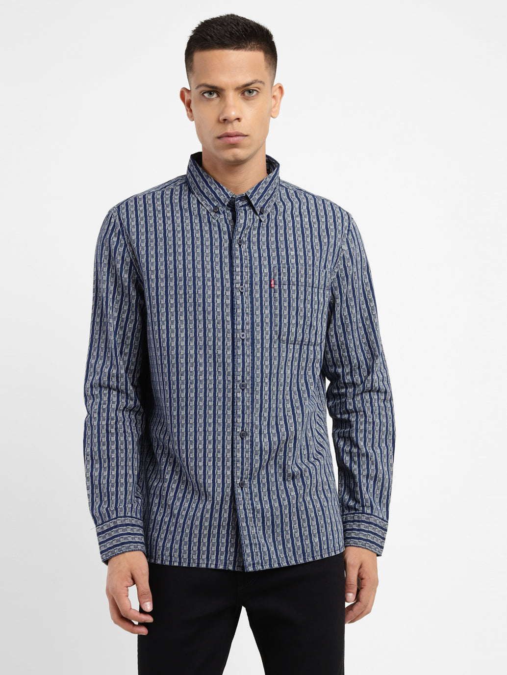 Men's All Over Printed Slim Fit Shirt - de3e9544-0a3c-489a-a5dc-6b64cf1fc45b View