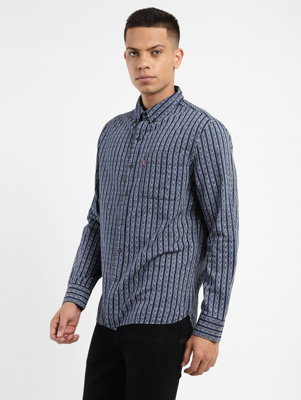 Men's All Over Printed Slim Fit Shirt - 710244c8-68a5-4491-a222-eca107507a8c View