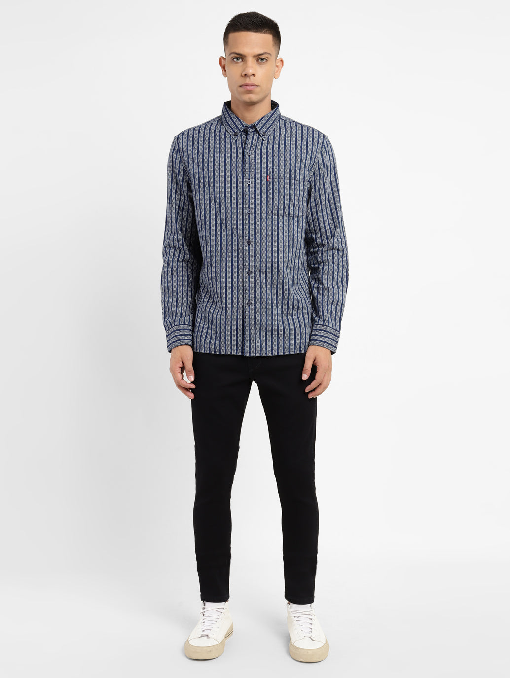 Men's All Over Printed Slim Fit Shirt - 5d9348d8-ba04-472d-9679-aa77b42c0a31 View