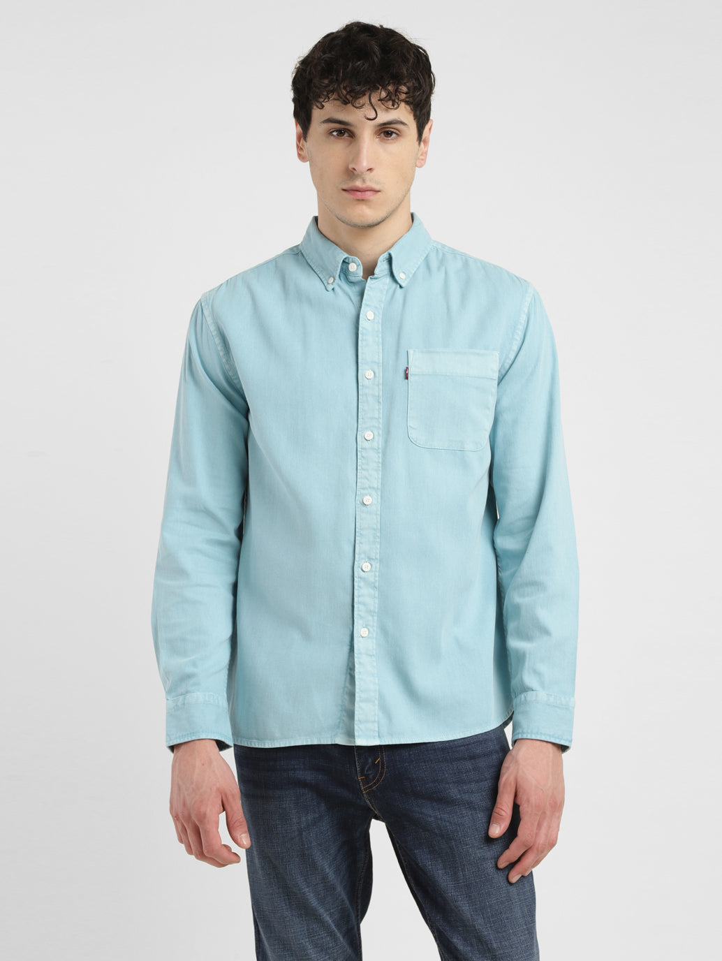 Men's Solid Slim Fit Shirt - c02660be-02f5-4c00-92f3-34ac66c0c4d3 View