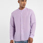 Men's Solid Band Neck Linen Shirt - a8ca9b30-6158-4f8b-aab5-a0b50fbe092d View