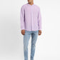 Men's Solid Band Neck Linen Shirt - d5d1341b-e386-4cf9-8b69-38c924c9c22f View