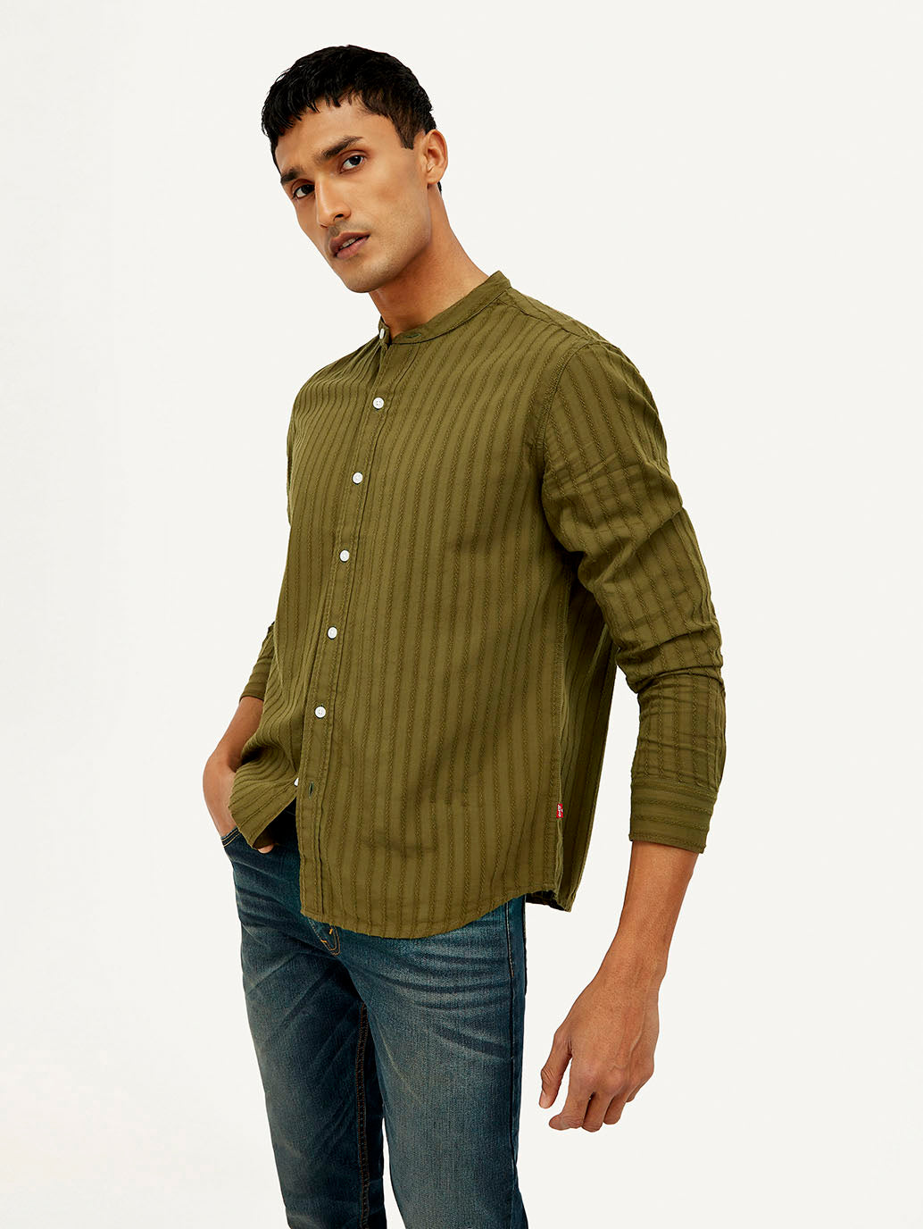 Men's Striped Slim Fit Shirt