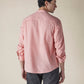 Men's Solid Slim Fit Linen Shirt - 8ee7326b-ea5f-426a-a31a-444bc819fdbe View
