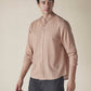 Men's Solid Slim Fit Linen Shirt - 63b5d8a5-380c-4f49-b971-1987a45b666c View