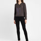 Women's Solid V Neck Top - f786dec8-d05c-4da9-afd3-dbcf9ee2bbbf View