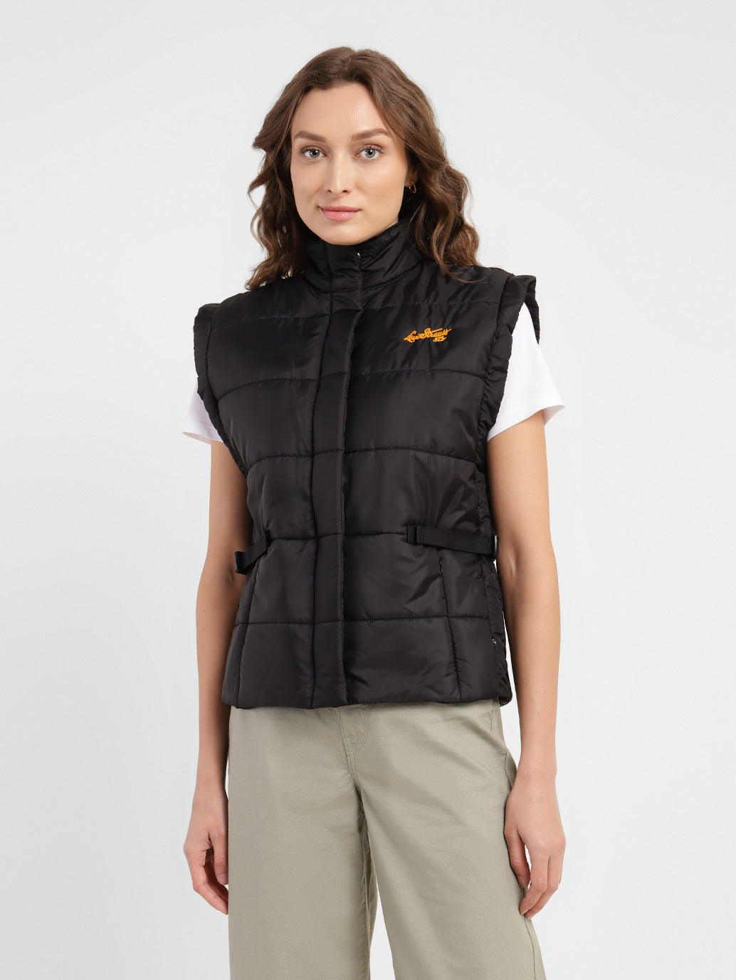 Women's Solid Turtle Neck Quilted Jacket - ff59ec04-7bb0-4906-879d-b26faf789d4b View
