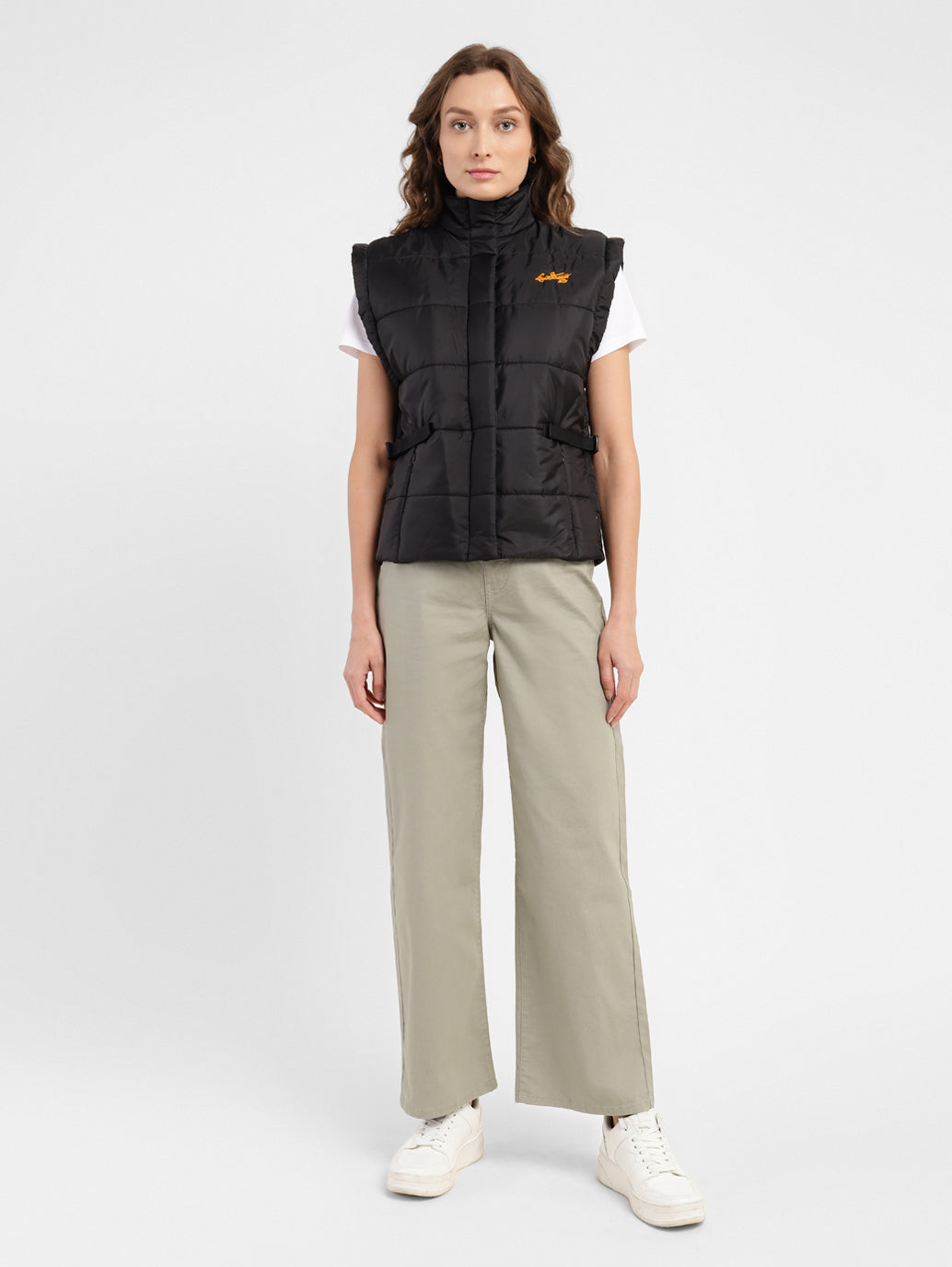 Women's Solid Turtle Neck Quilted Jacket - 55e799e4-b544-4f9d-a520-14948751da30 View