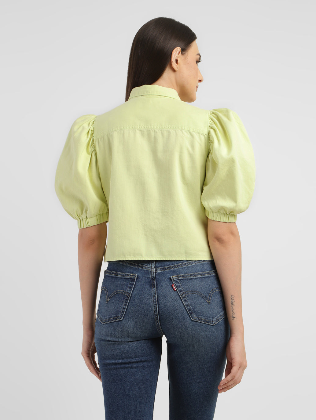 Women's Solid Spread Collar Shirt - 2b269908-d0f9-44fa-bde6-dd92c6c83665 View