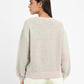 Women's Self Design Beige Crew Neck Sweatshirt - 8e04b35c-6f51-479d-810e-8331223a4017 View