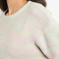Women's Self Design Beige Crew Neck Sweatshirt - 69a4fee2-ec7d-497d-b4b9-45bc05e4651f View